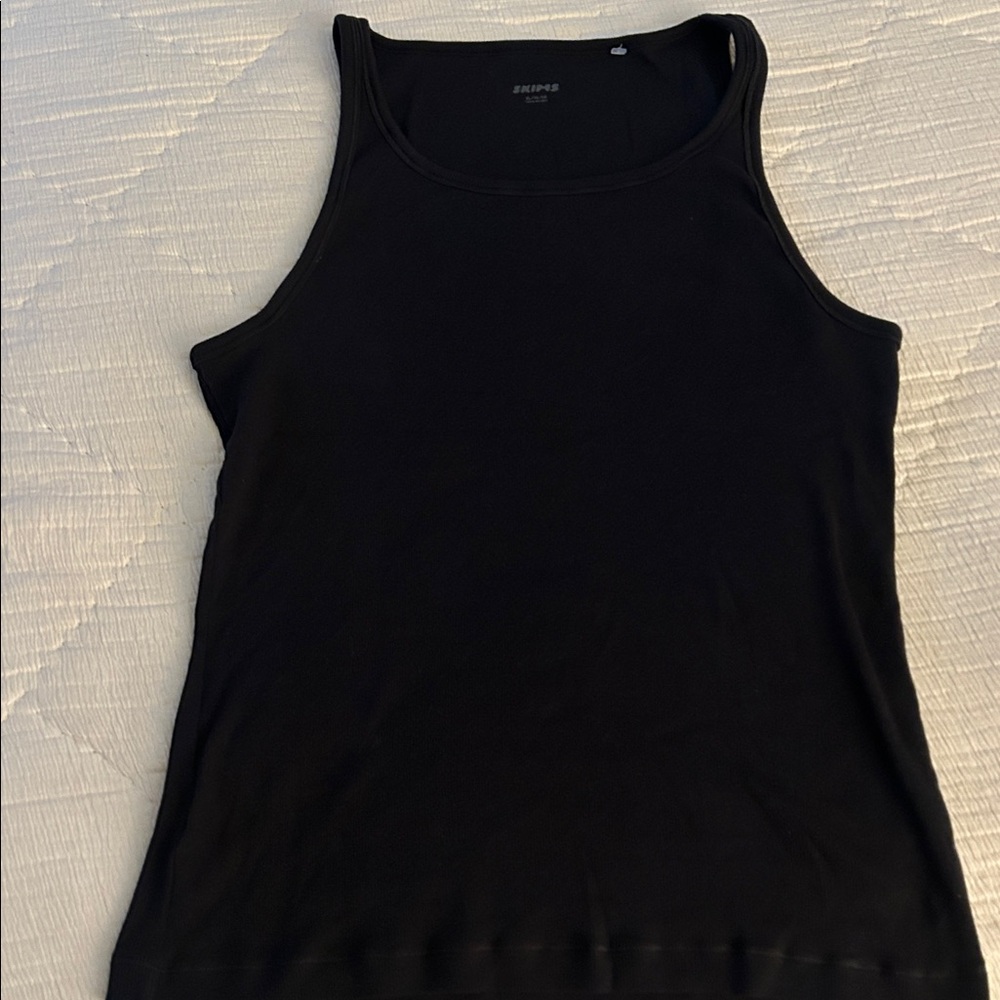 SKIMS Men Cotton Rib Tank Top XL Black